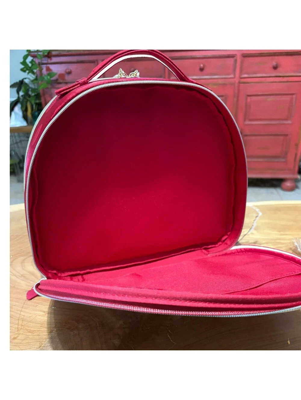 Estee Lauder  Makeup Train Case Bag Double Zipper with Handle~ New